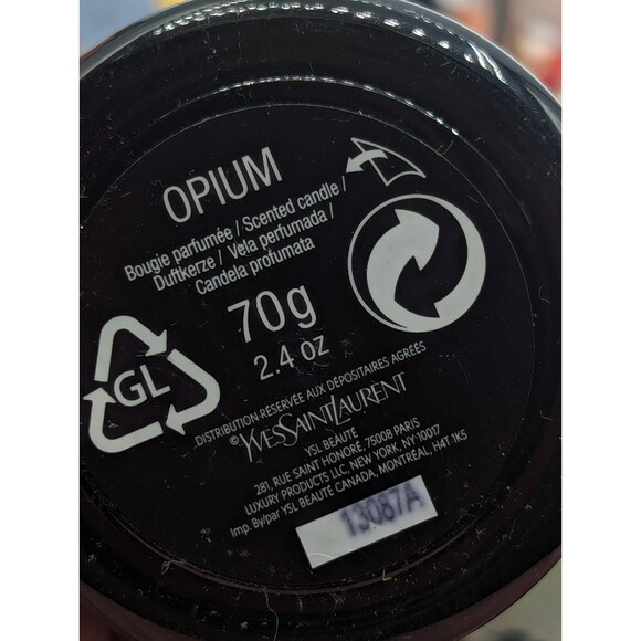 NEW Yves Saint Laurent YSL Black Opium Candle 70g No Box - Picture 5 of 6
